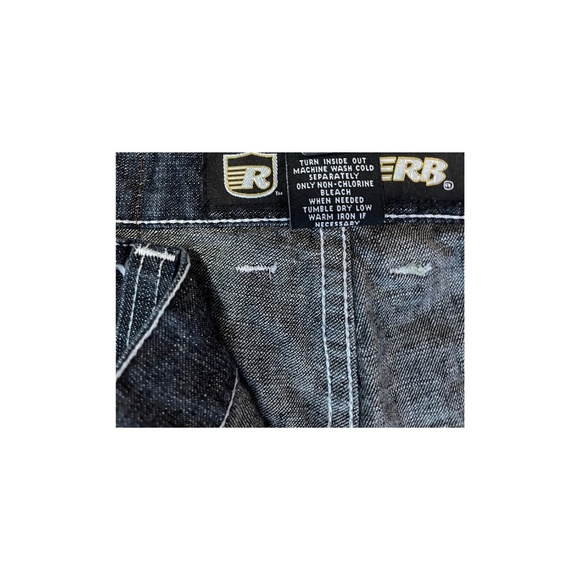 RE:VERB Men's Vintage Loose Fit 5- Pocket Jeans-34W x 30L- Blue - Picture 5 of 7